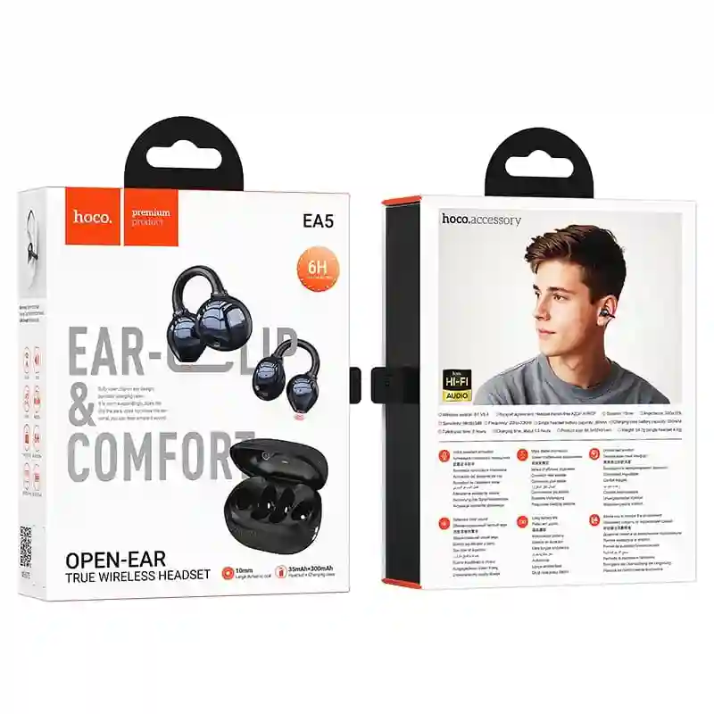 Hoco EA5 Clip-on True Wireless Bluetooth Earphone