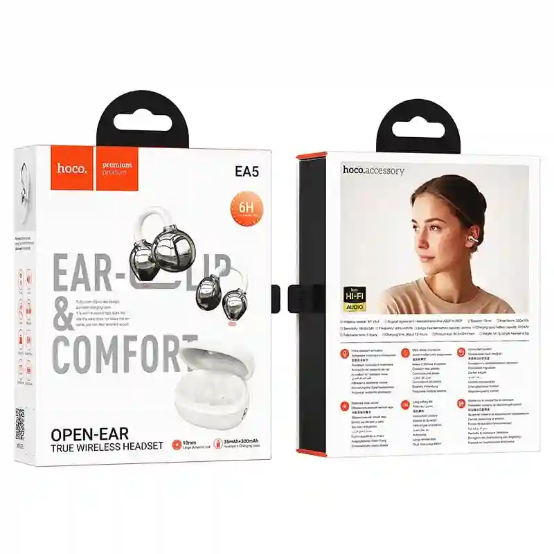 Hoco EA5 Clip-on True Wireless Bluetooth Earphone