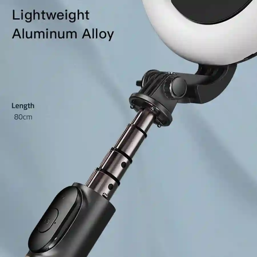 Yesido Selfie Stick With Wireless Ring Light Tripod - SF12