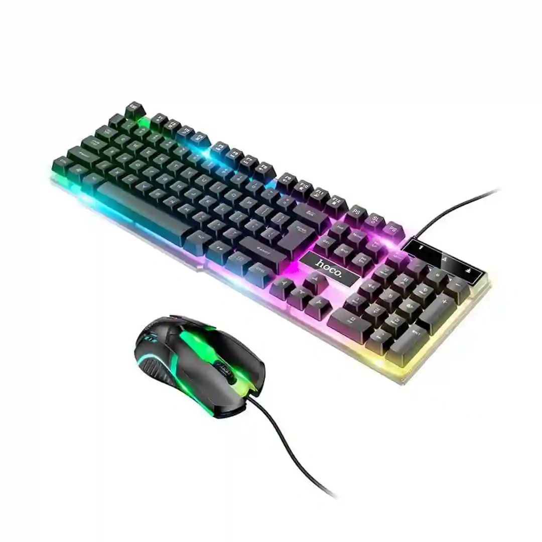Hoco Gm11 Terrific Glowing Gaming Keyboard And Mouse