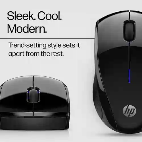HP X3000 G2 Wireless Mouse - Ambidextrous 3-Button Control, & Scroll Wheel Multi-Surface Technology