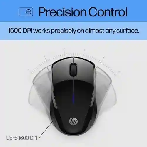 HP X3000 G2 Wireless Mouse - Ambidextrous 3-Button Control, & Scroll Wheel Multi-Surface Technology
