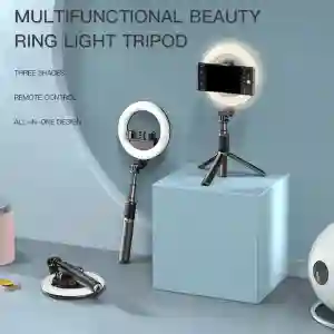 Yesido Selfie Stick With Wireless Ring Light Tripod - SF12