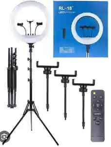The Mohrim Rl 18 Ring Light With Remote Control 3 Phone Holder