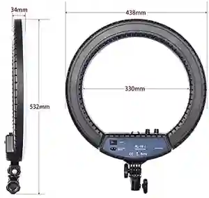 The Mohrim Rl 18 Ring Light With Remote Control 3 Phone Holder