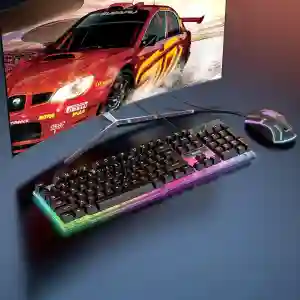 Hoco Gm11 Terrific Glowing Gaming Keyboard And Mouse